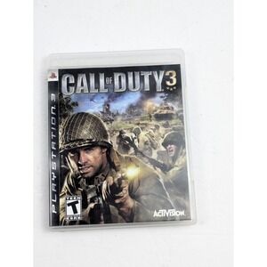 Call of Duty 3 (Sony PlayStation 3 PS3, 2006) CIB Complete In Box Tested